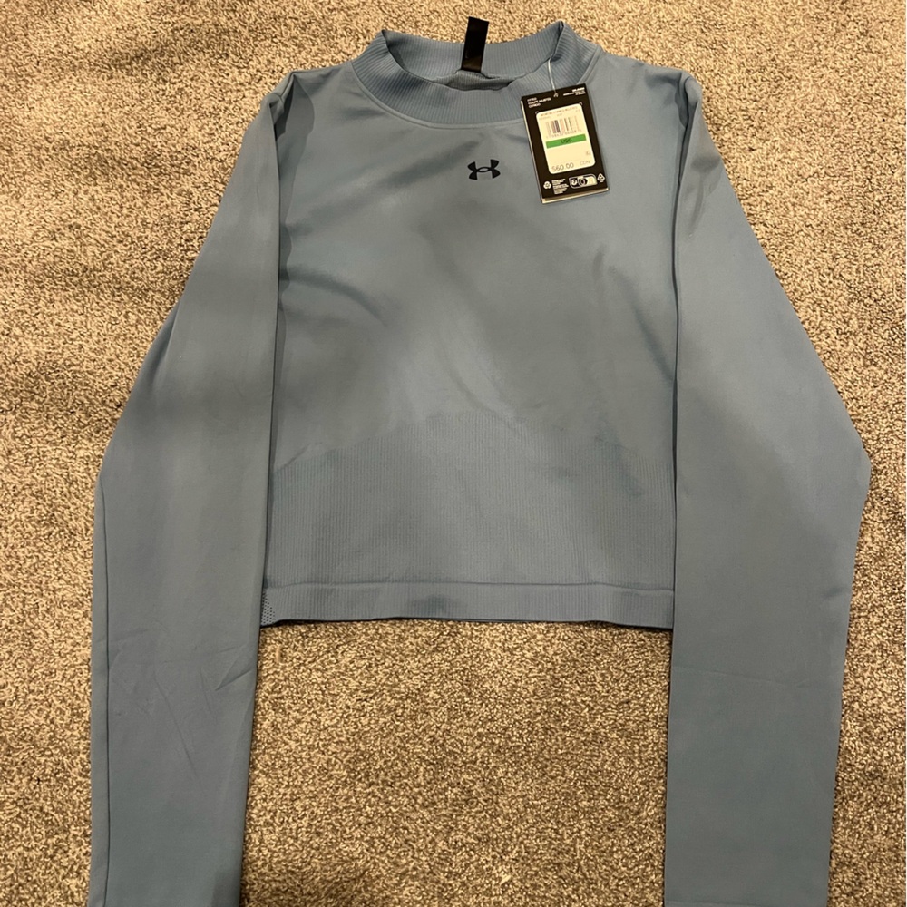 Under Armour Light Blue Crew Neck Shirt